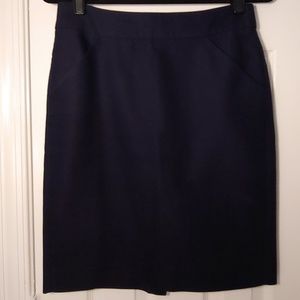 J. Crew Pencil Skirt in Double Serge Cotten